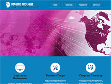 Tablet Screenshot of imaginethought.com